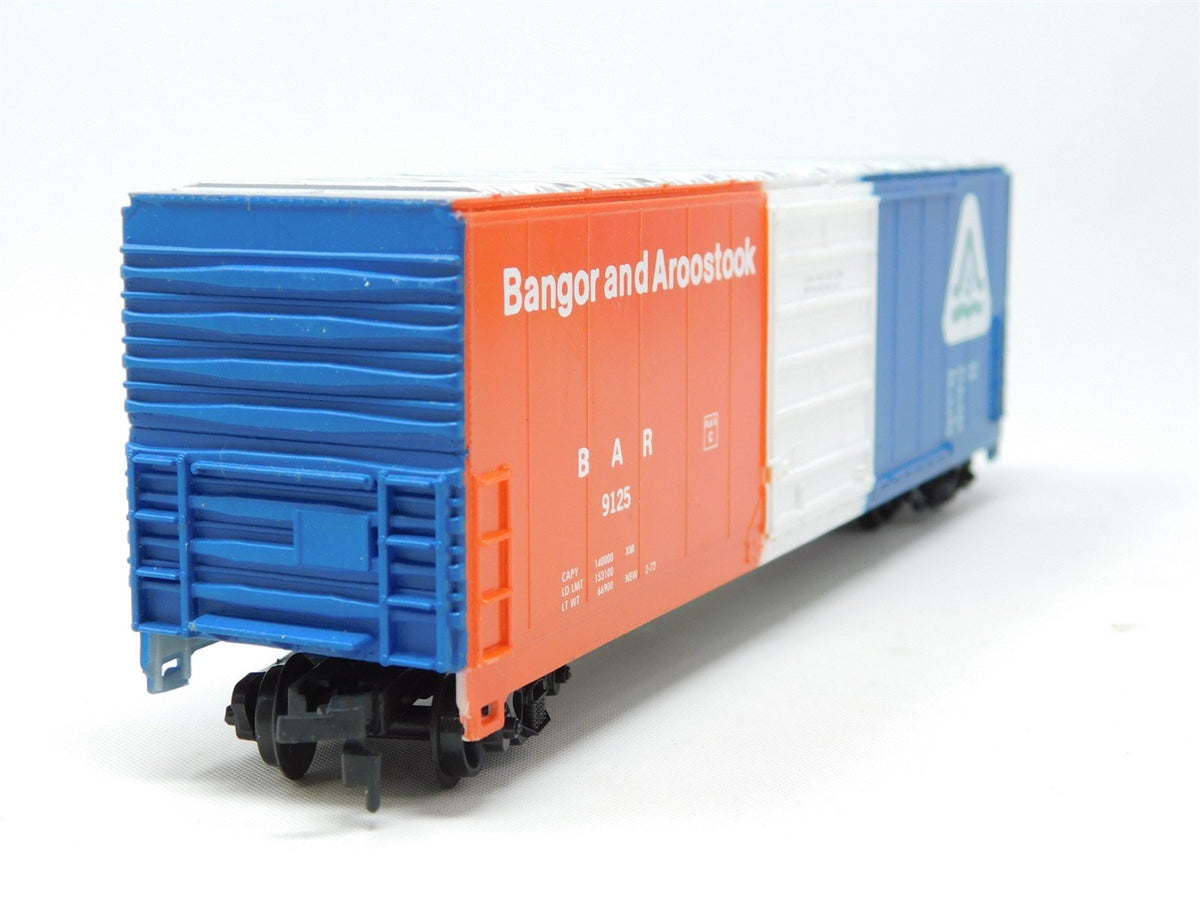 HO Scale Life-Like Trains #8431 BAR Bangor &amp; Aroostook 50&#39; Box Car #9125