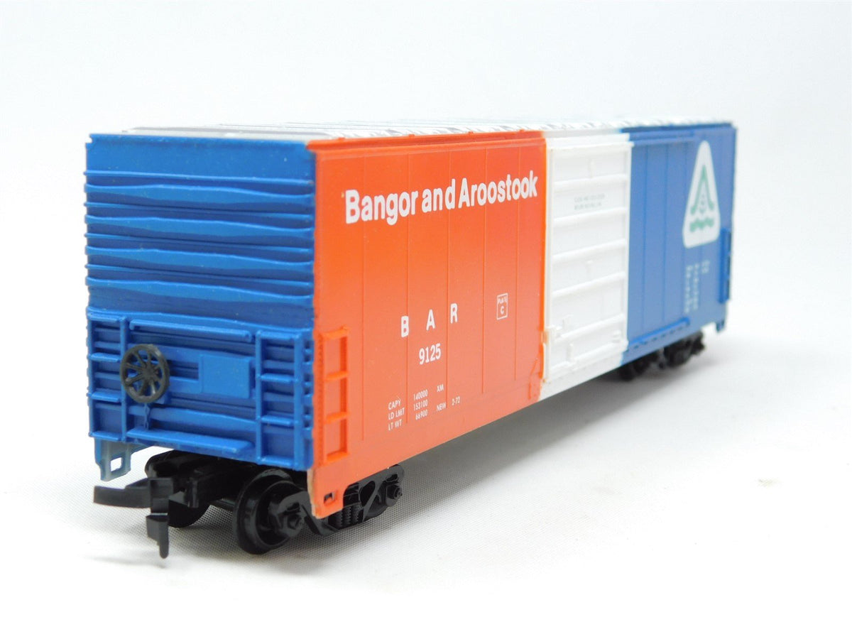 HO Scale Life-Like Trains #8431 BAR Bangor &amp; Aroostook 50&#39; Box Car #9125