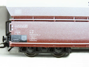 HO Marklin 46262 DB German Federal Weathered Limestone Covered Hoppers 5-Car Set