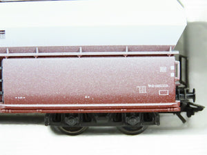 HO Marklin 46262 DB German Federal Weathered Limestone Covered Hoppers 5-Car Set