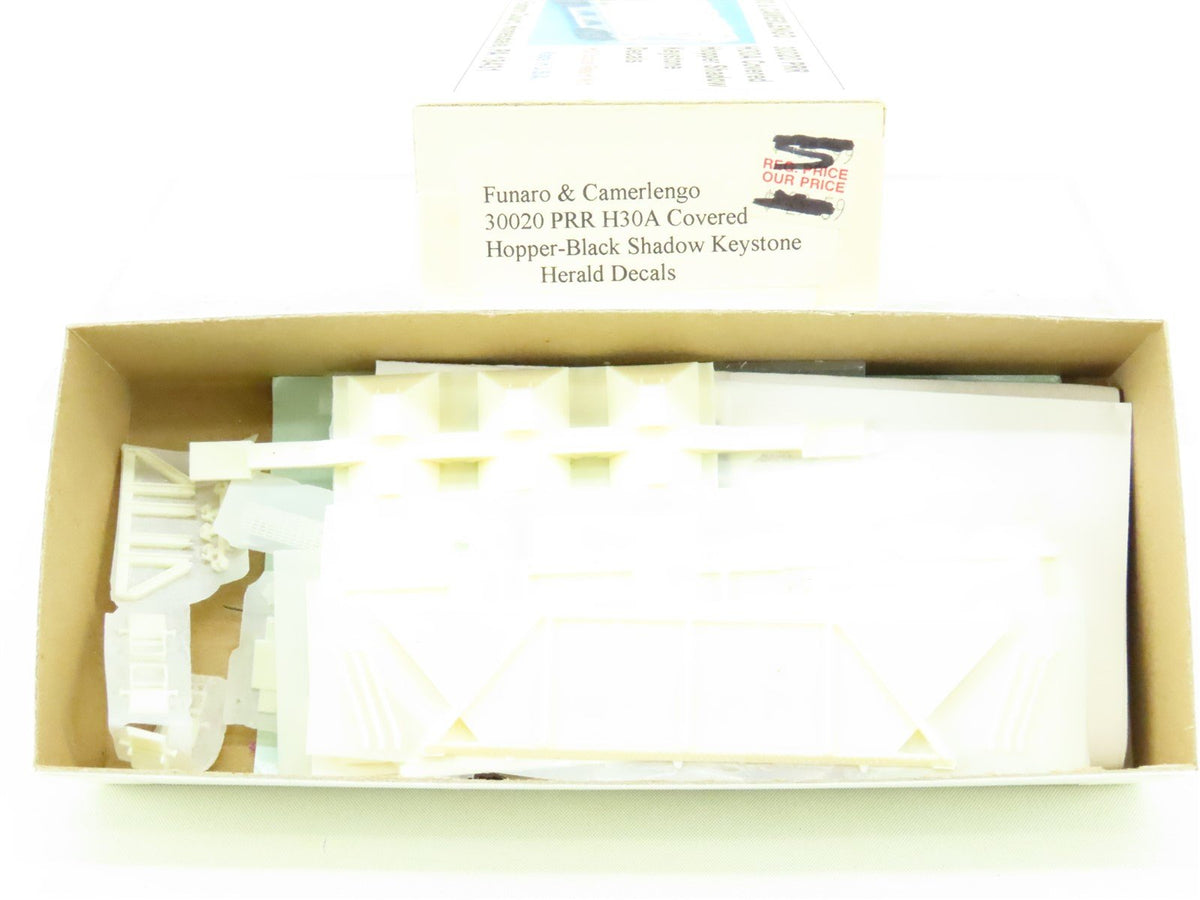 HO Scale Funaro &amp; Camerlengo Kit 30020 Undecorated PRR Pennsylvania 3-Bay Hopper