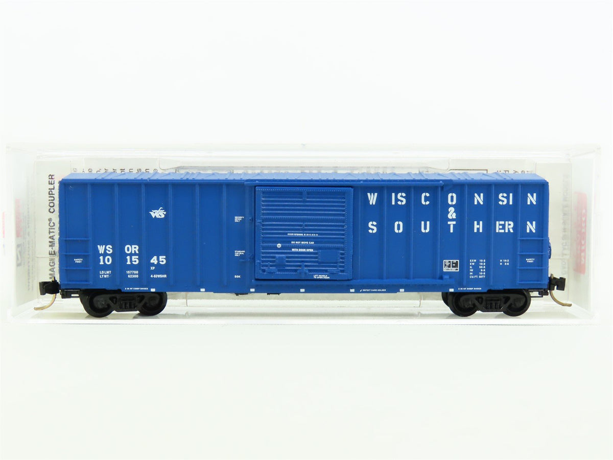 N Scale Micro-Trains MTL 25570 WSOR Wisconsin &amp; Southern 50&#39; Box Car #101545