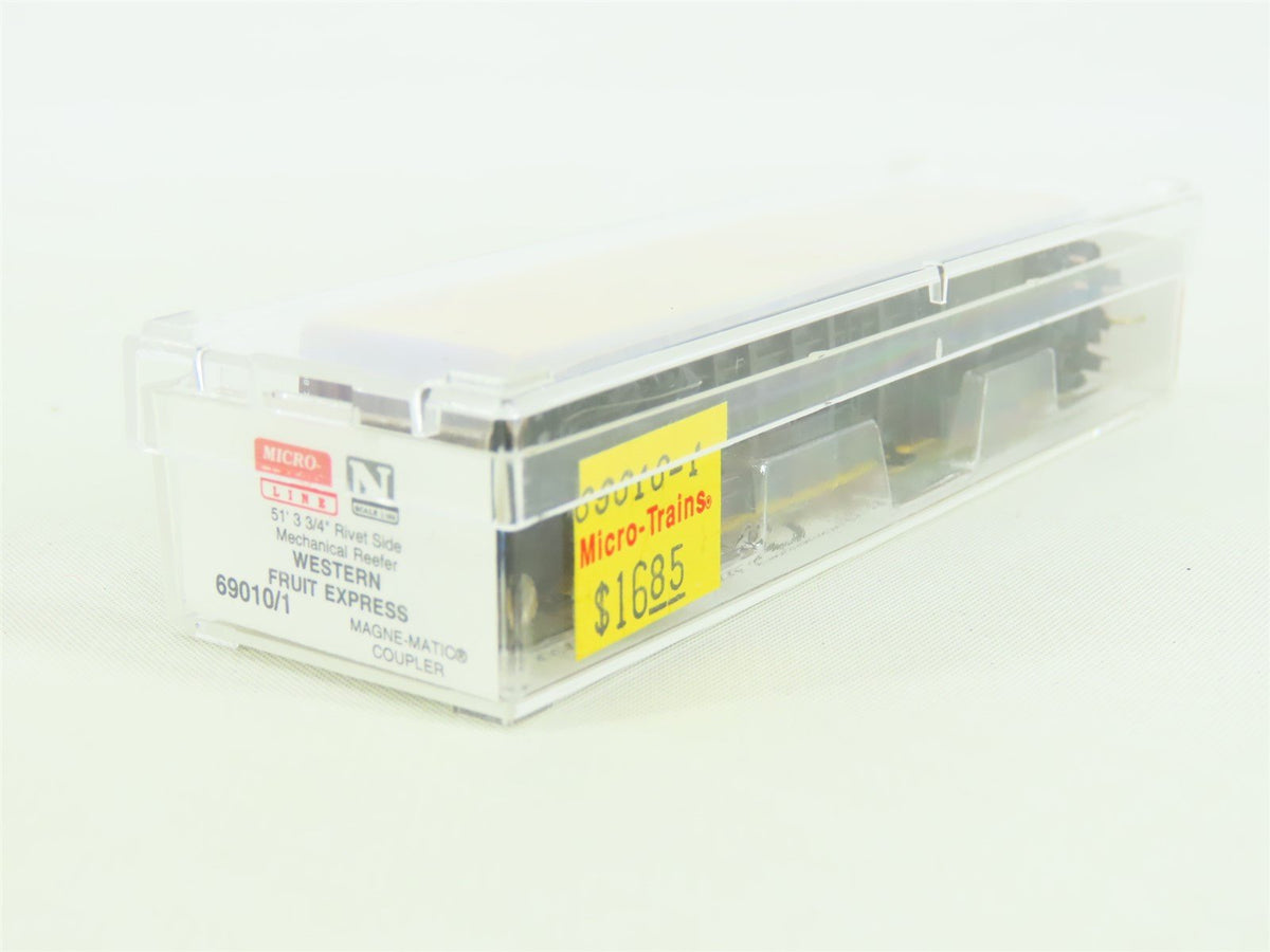 N Micro-Trains MTL 69010/1 WFEX GN Western Fruit Express 51&#39; Mech Reefer #805