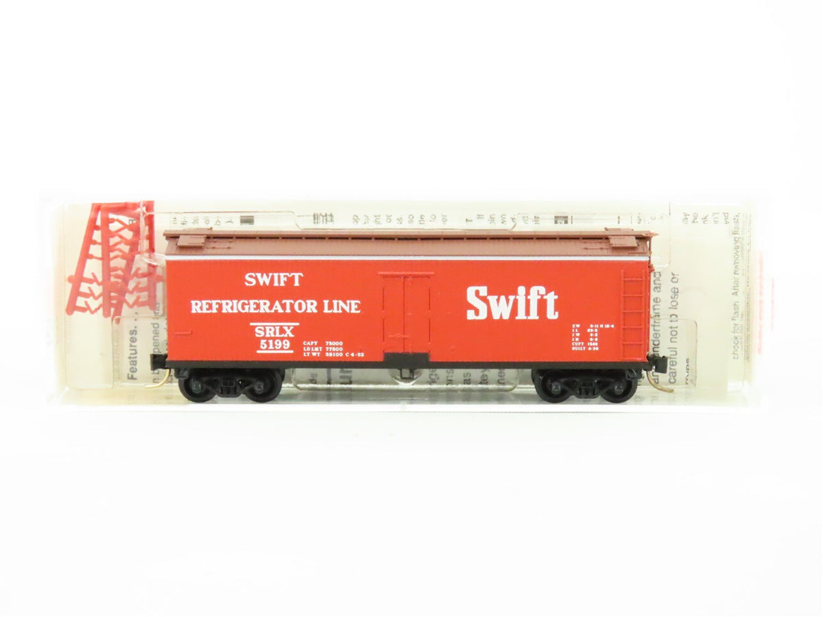 N Scale Micro-Trains MTL 49400 SRLX Swift Refrigerator Line 40&#39; Reefer #5199