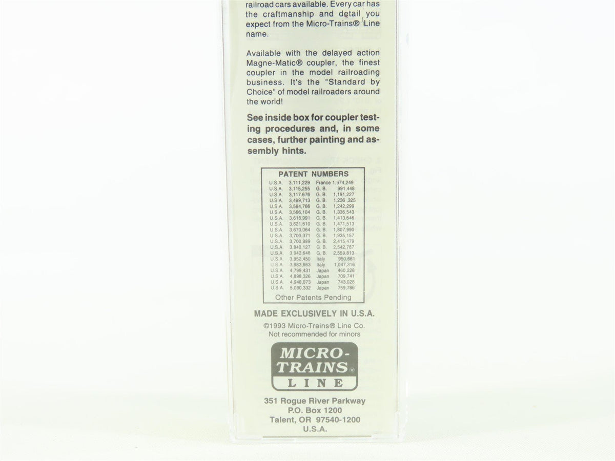 N Scale Micro-Trains MTL 63010 GTW Grand Trunk Western 50&#39; Gondola #145457