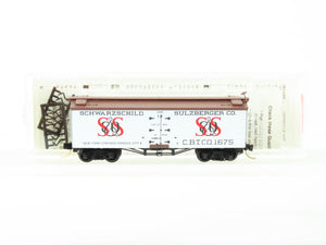 N Scale Micro-Trains MTL 58020 CBTCO Schwarzschild Sulzberger 36' Reefer #1675