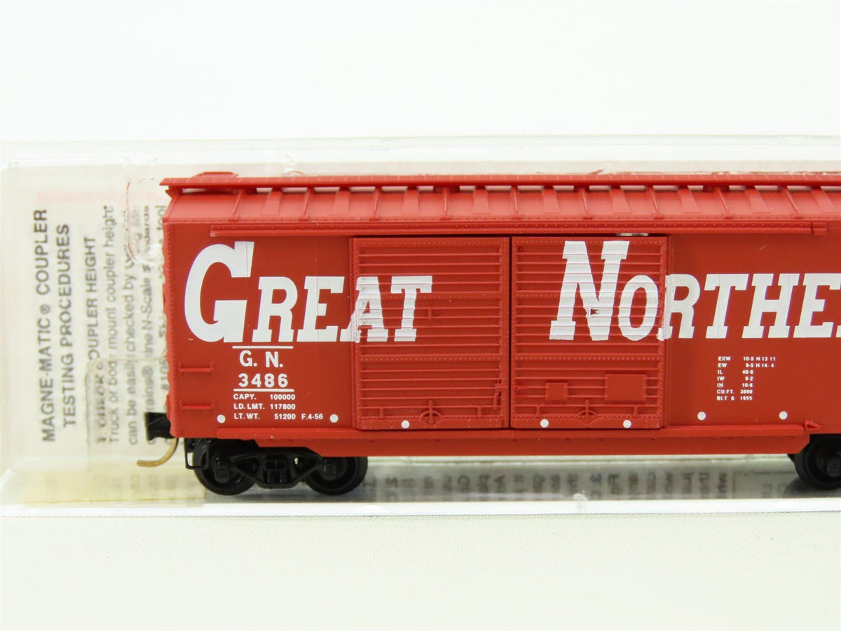 N Scale Micro-Trains MTL 23220 GN Great Northern &quot;Goat&quot; 40&#39; Box Car #3486