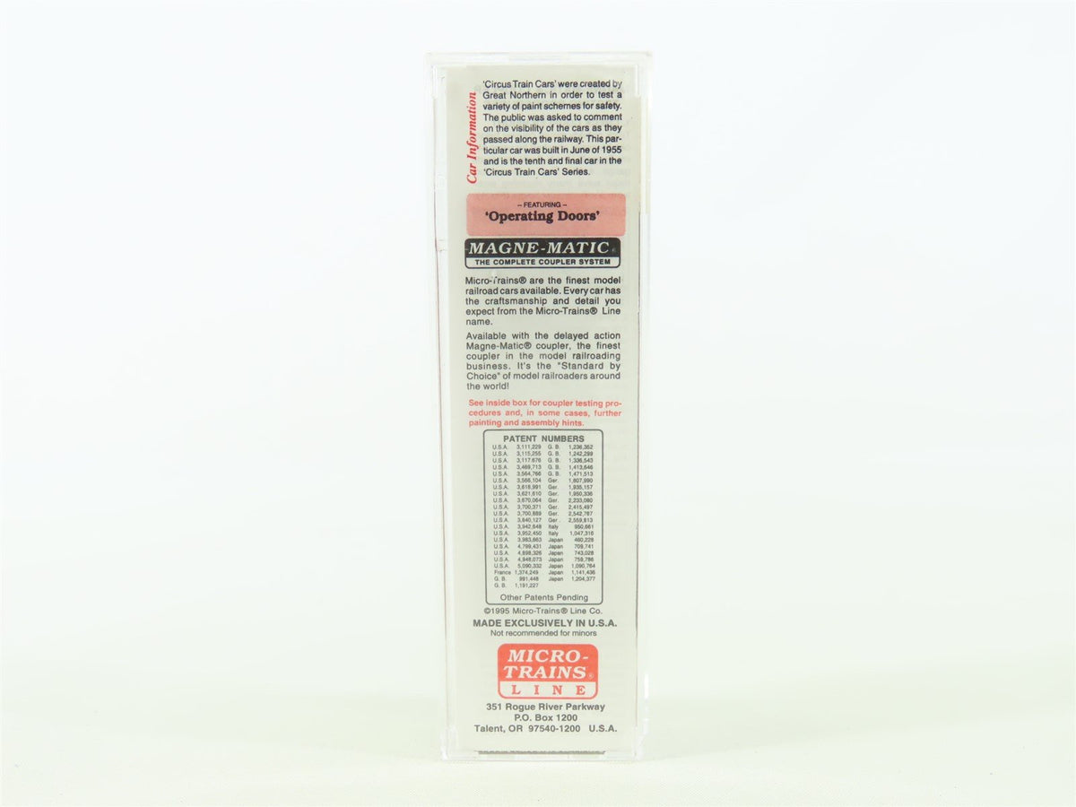 N Scale Micro-Trains MTL 23220 GN Great Northern &quot;Goat&quot; 40&#39; Box Car #3486