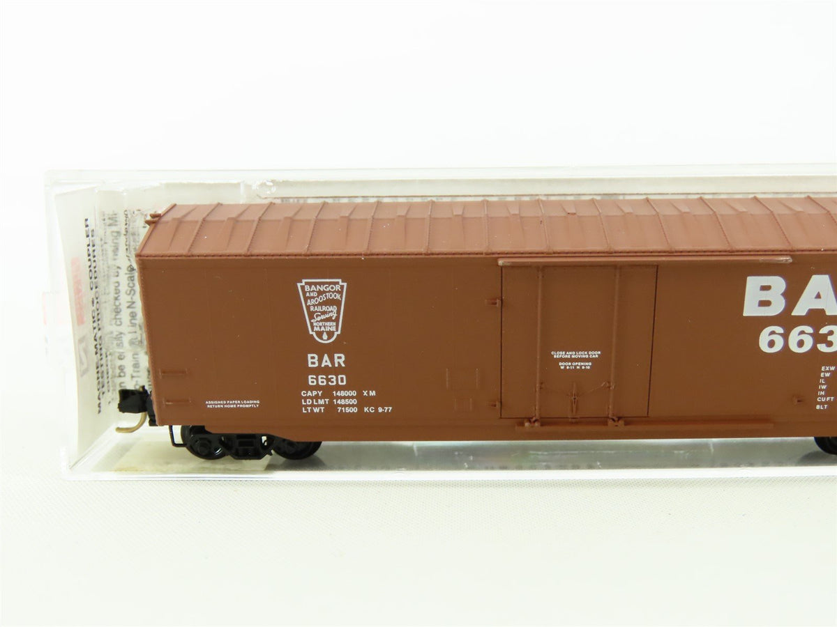 N Scale Micro-Trains MTL 38140 BAR Bangor &amp; Aroostook 50&#39; Box Car #6630