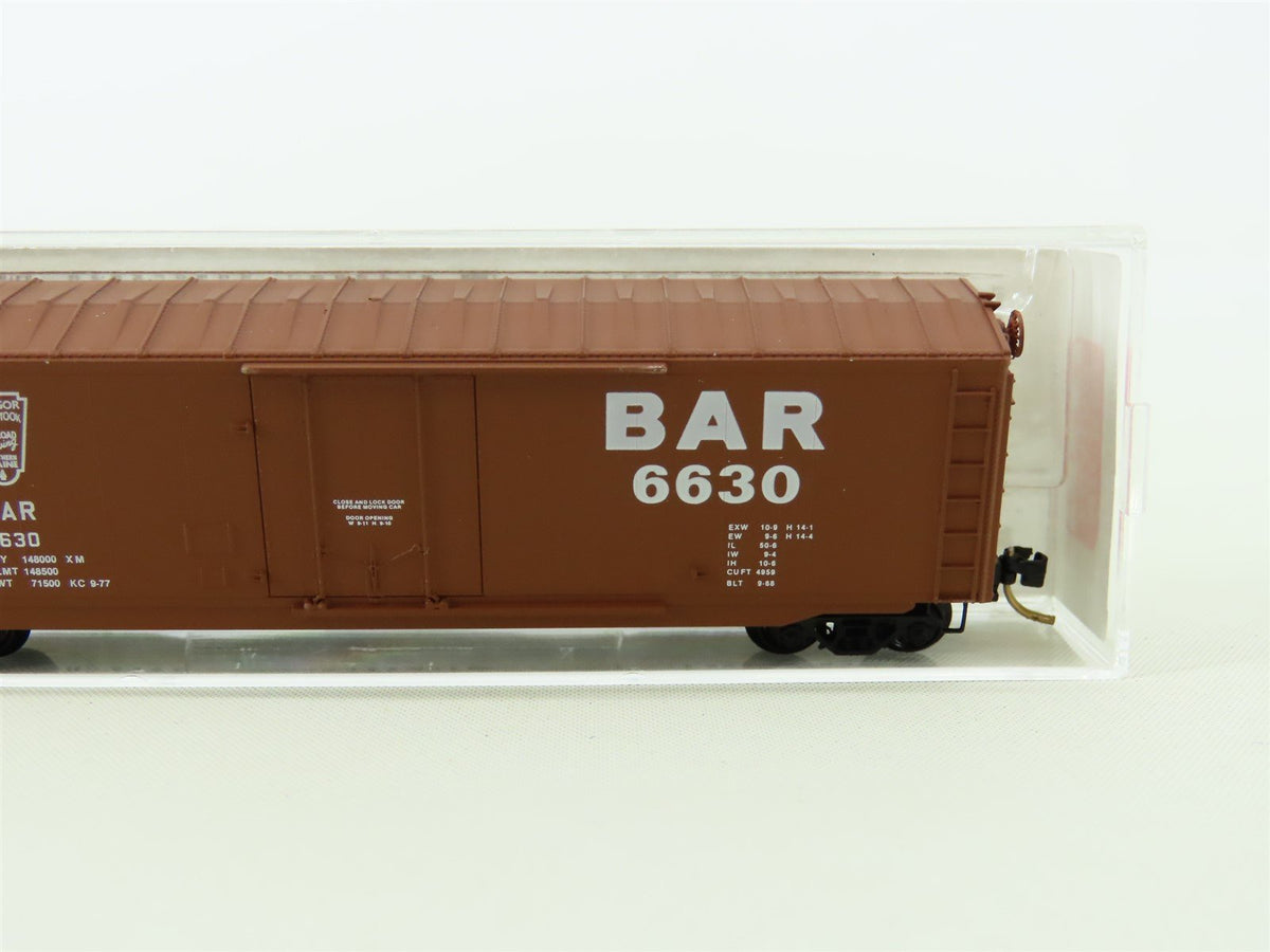 N Scale Micro-Trains MTL 38140 BAR Bangor &amp; Aroostook 50&#39; Box Car #6630