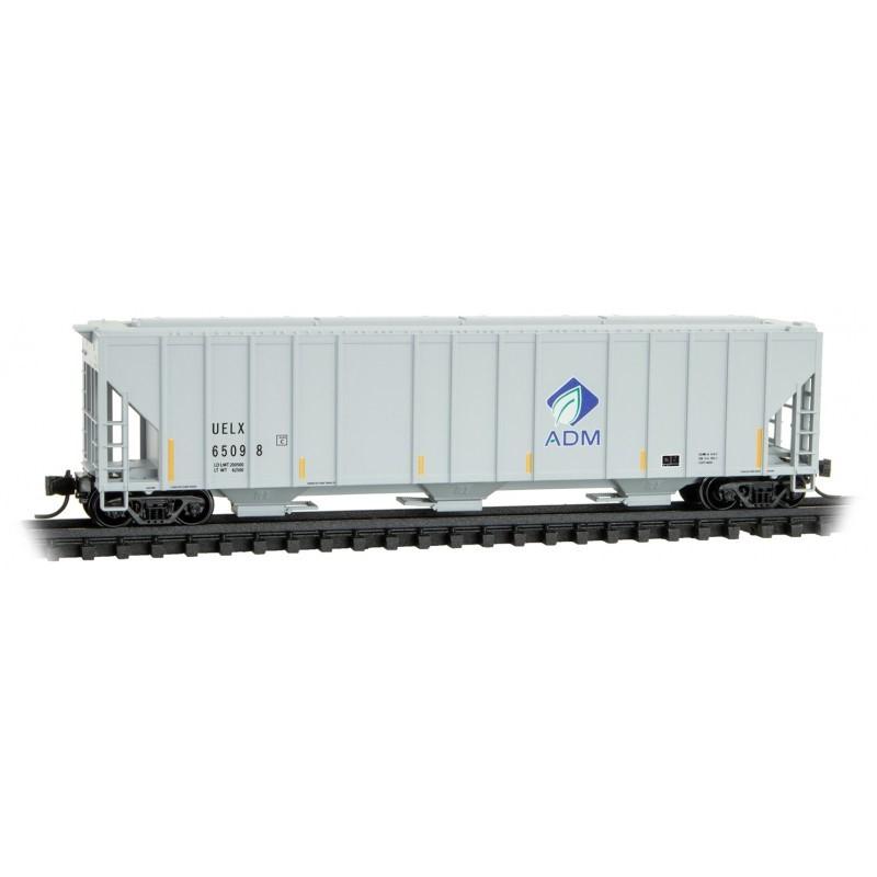 N Scale Micro-Trains MTL 09900361 UELX Archer-Daniels-Midland 3-Bay Hopper 65098