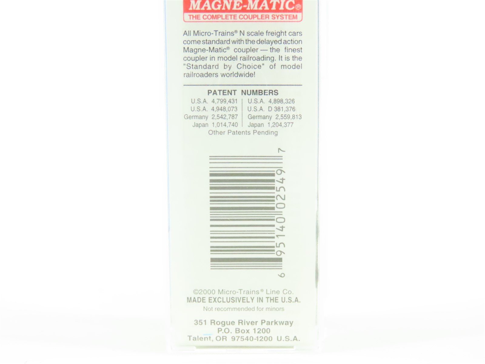 N Scale Micro-Trains MTL 38270 GN 