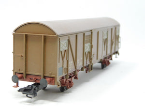 HO Scale Marklin 4731 SNCB Belgian National Box Car #791-0 - Weathered