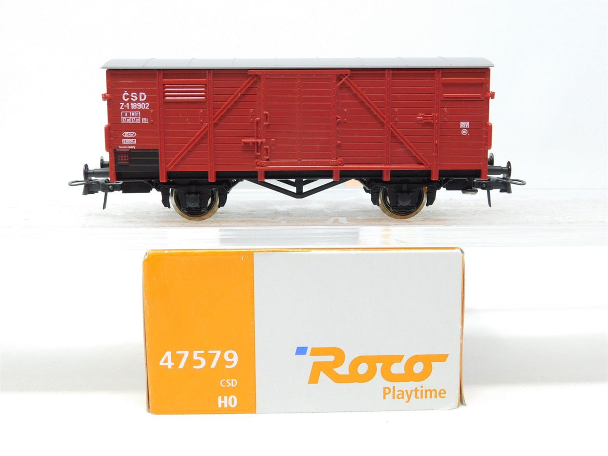 HO Scale Roco Playtime 47579 CSD Czechoslovak State Railways Box Car #Z-118902