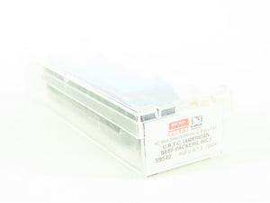 N Scale Micro-Trains MTL 59540 URTX American Beef Packers 40' Reefer #75524