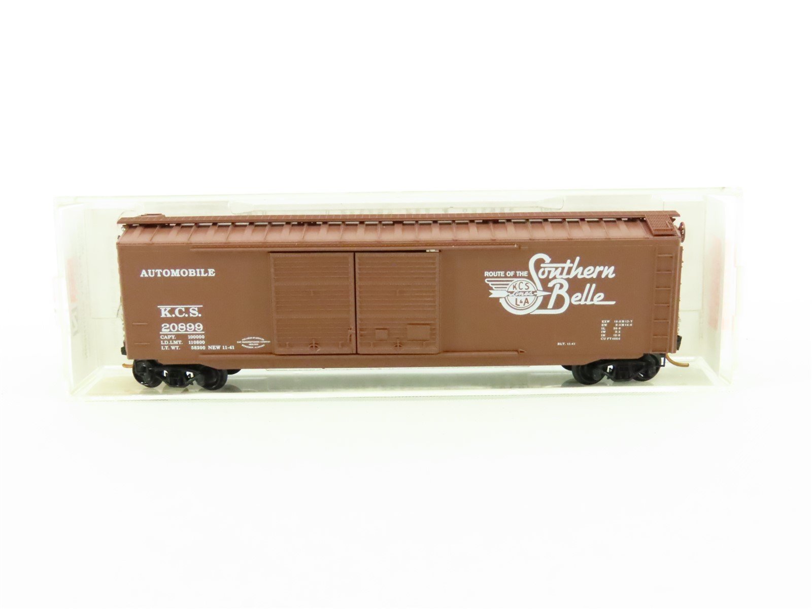 N Scale Micro-Trains MTL 34230 KCS "Route Of The Southern Belle" Box Car #20899
