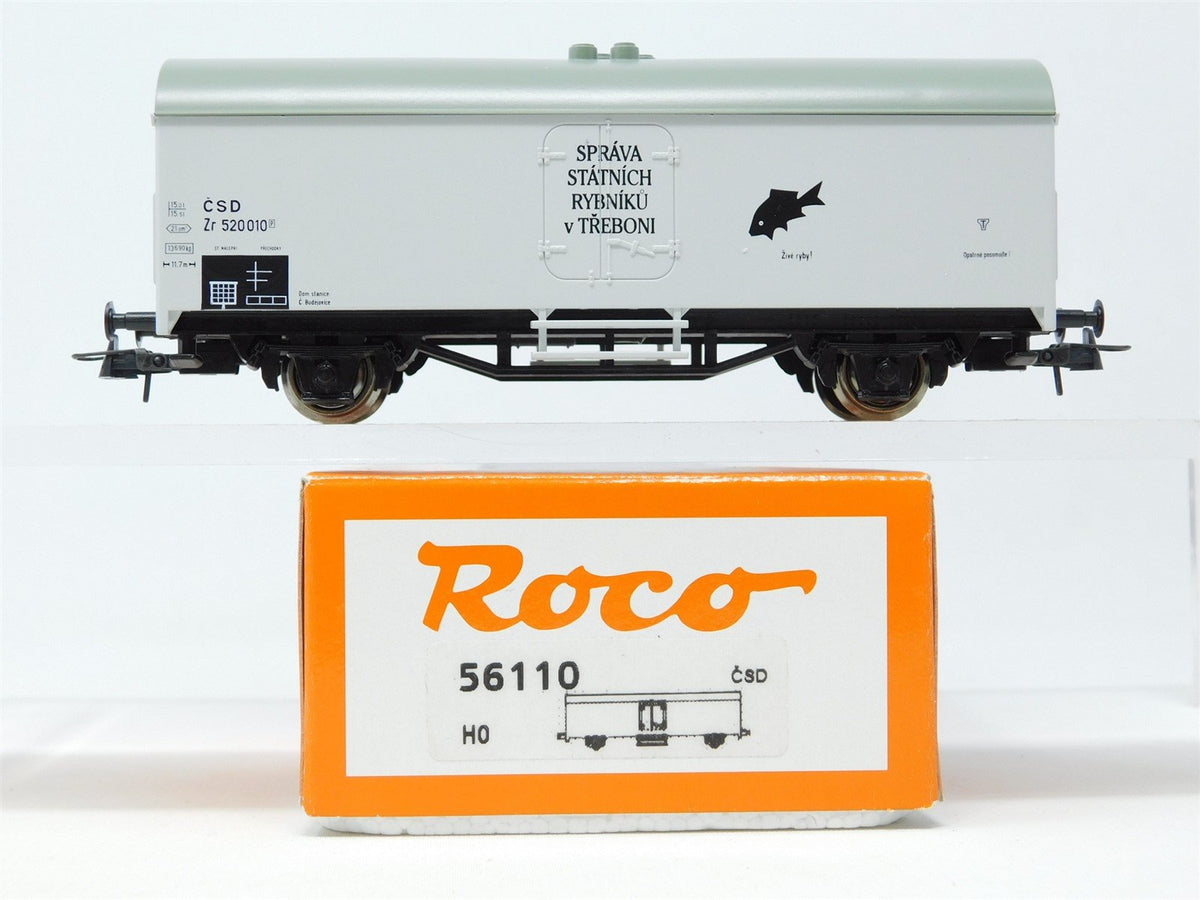 HO Scale Roco 56110 CSD Czechoslovak State Railways Seafood Reefer #010P