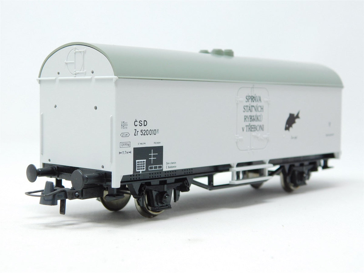 HO Scale Roco 56110 CSD Czechoslovak State Railways Seafood Reefer #010P