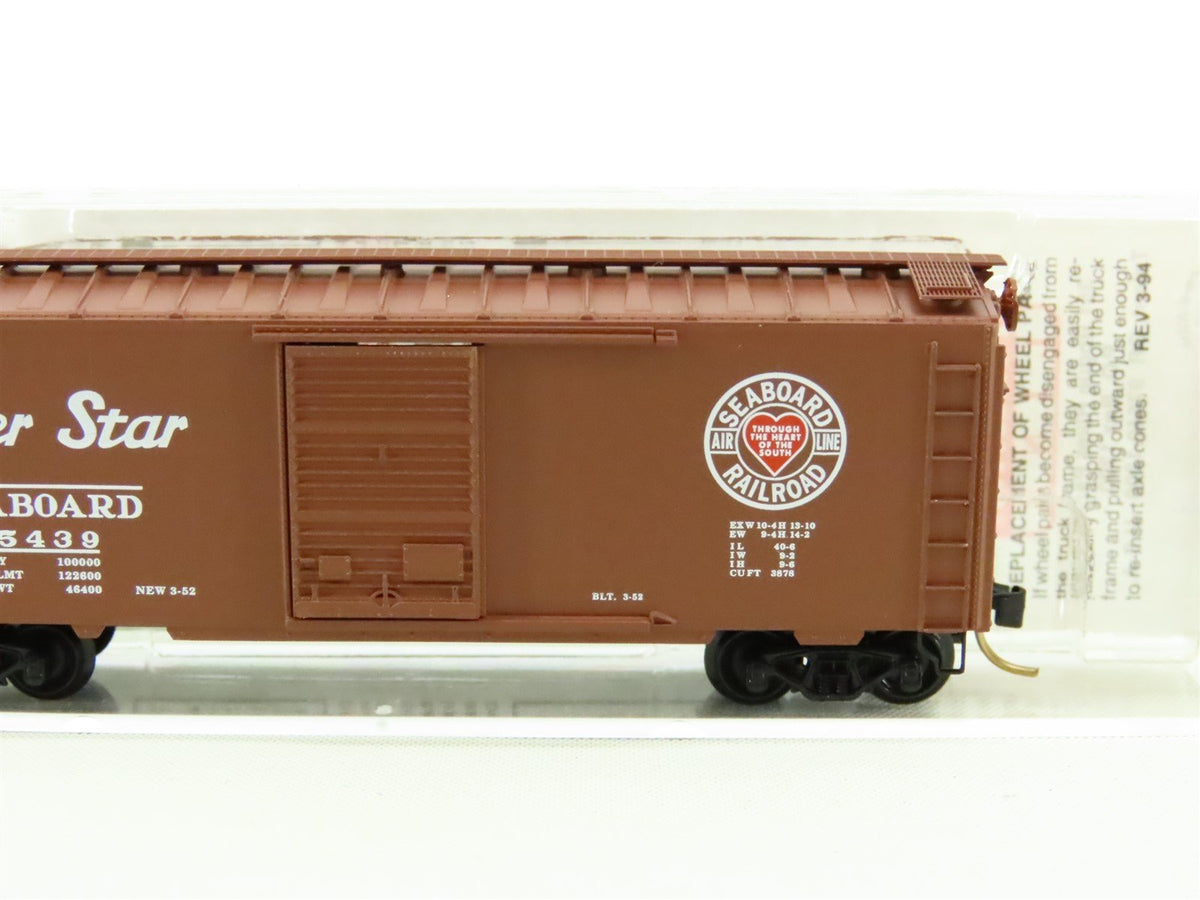 N Scale Micro-Trains MTL 20650 SAL &quot;Silver Star&quot; 40&#39; Steel Box Car #25439