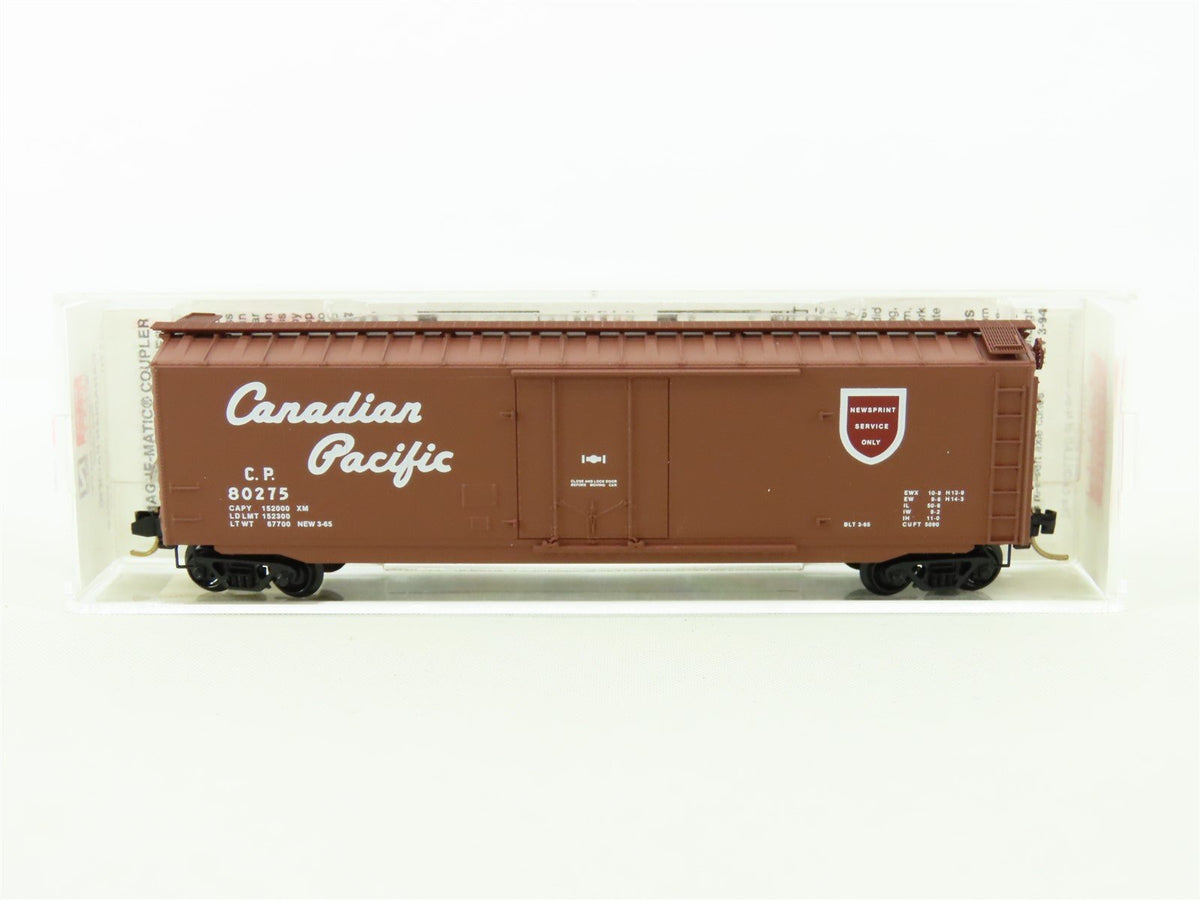 N Scale Micro-Trains MTL 32170 CP Canadian Pacific 50&#39; Steel Box Car #80275