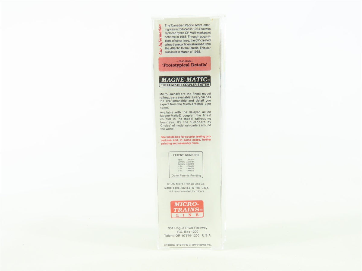 N Scale Micro-Trains MTL 32170 CP Canadian Pacific 50&#39; Steel Box Car #80275