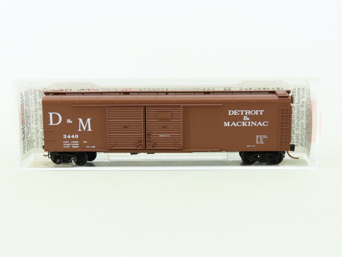 N Scale Micro-Trains MTL 79030 D&amp;M Detroit &amp; Mackinac 50&#39; Steel Box Car #3440