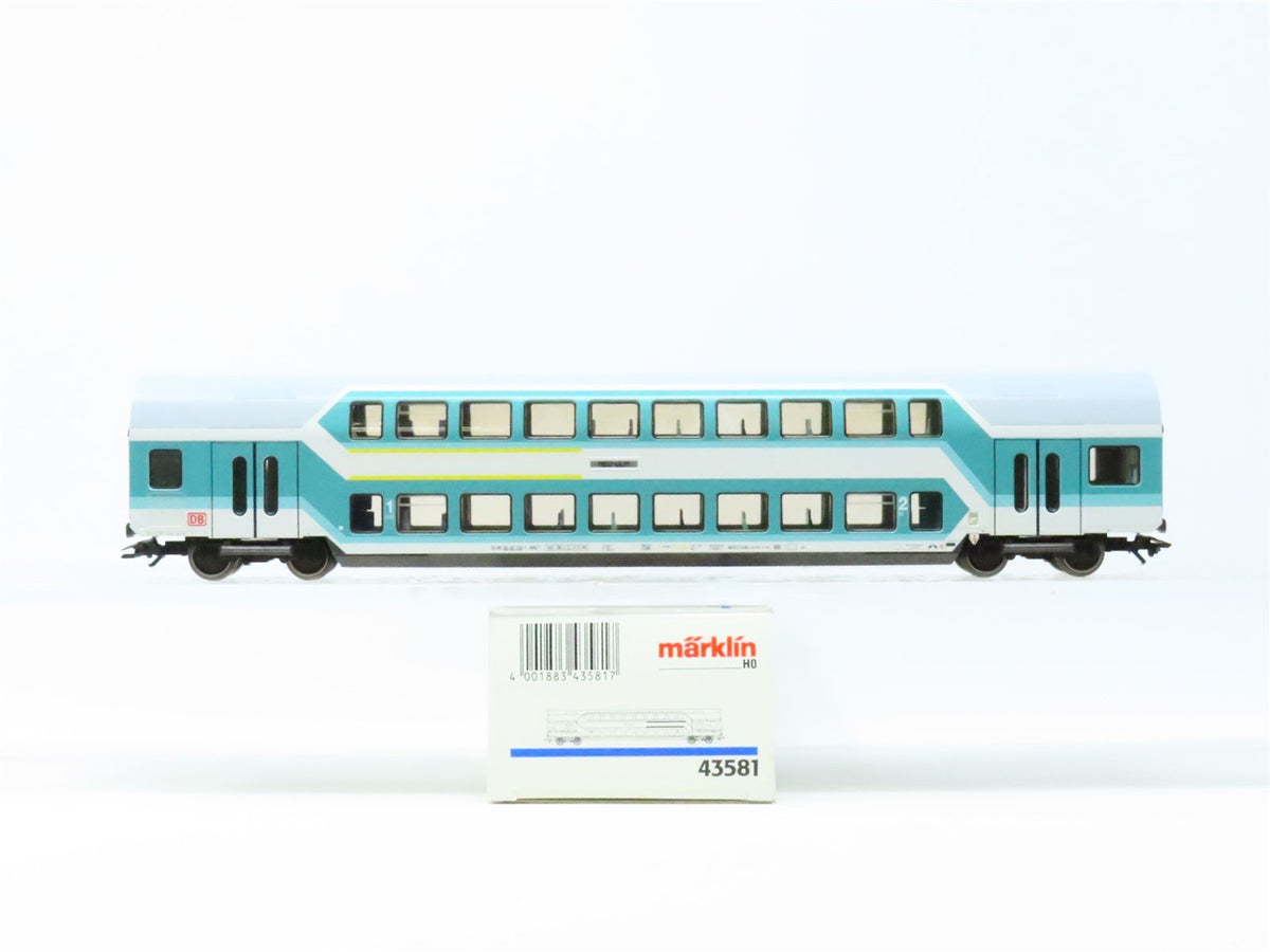 HO Marklin #43581 DB Deutsche Bahn Bi-Level 1st &amp; 2nd Class Coach Passenger