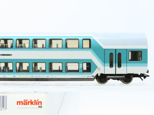 HO Marklin #43581 DB Deutsche Bahn Bi-Level 1st & 2nd Class Coach Passenger