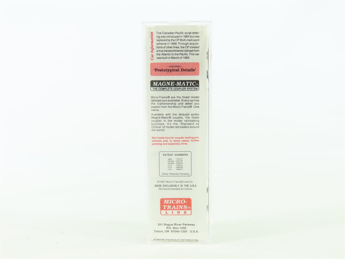 N Scale Micro-Trains MTL 32170 CP Canadian Pacific 50&#39; Plug Door Box Car #80275