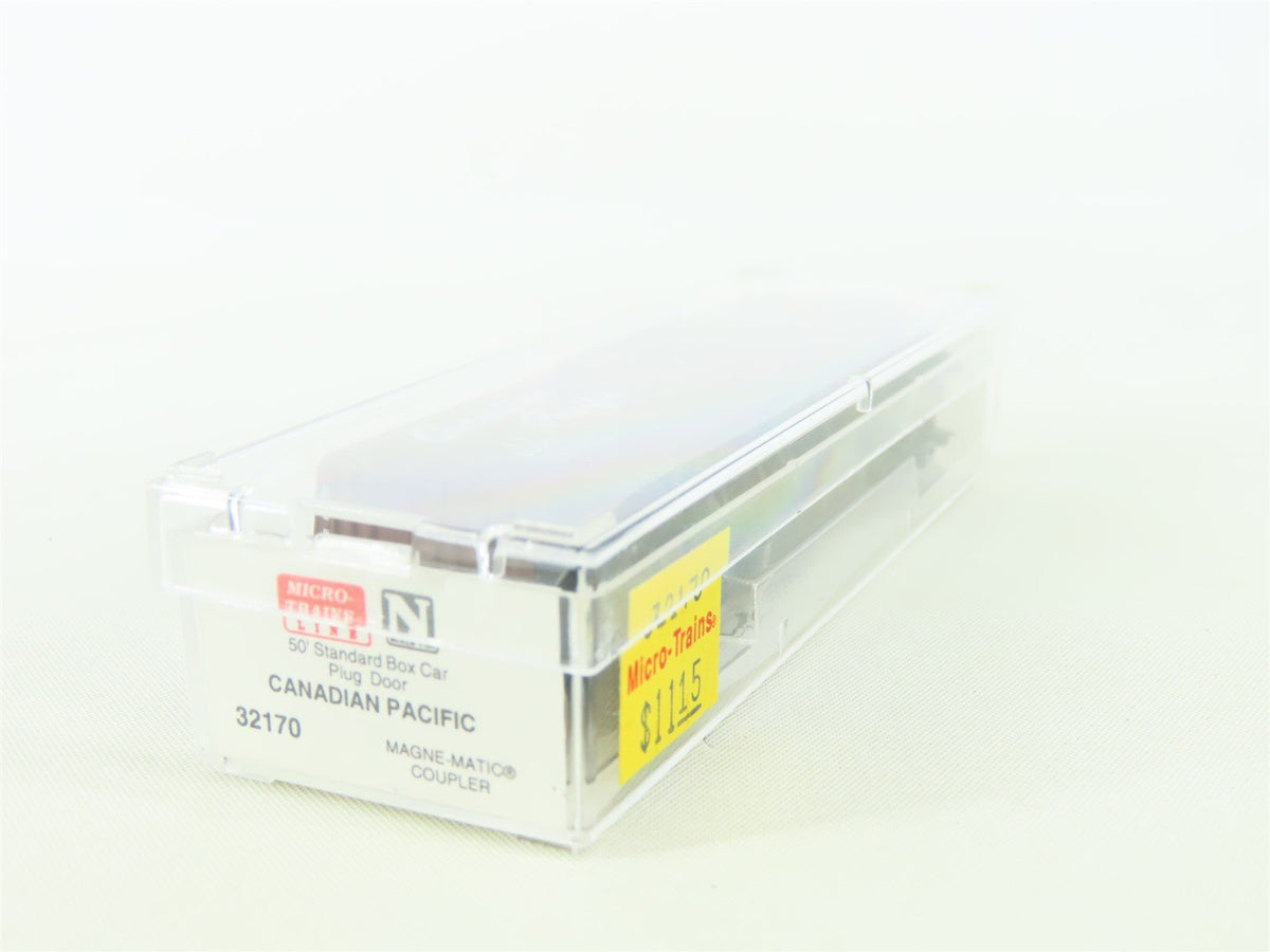 N Scale Micro-Trains MTL 32170 CP Canadian Pacific 50&#39; Plug Door Box Car #80275