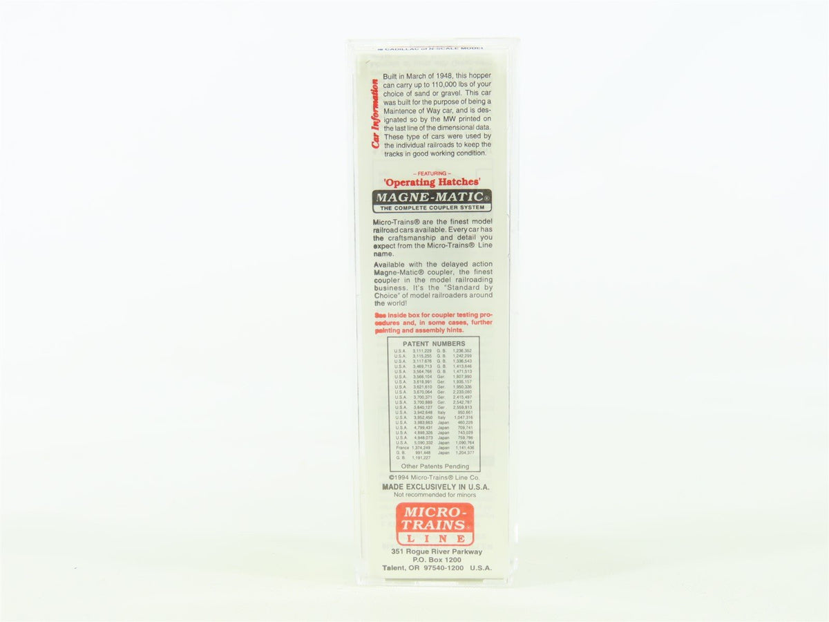 N Scale Micro-Trains MTL 55350 TN Texas &amp; Northern RY 2-Bay Hopper #108751