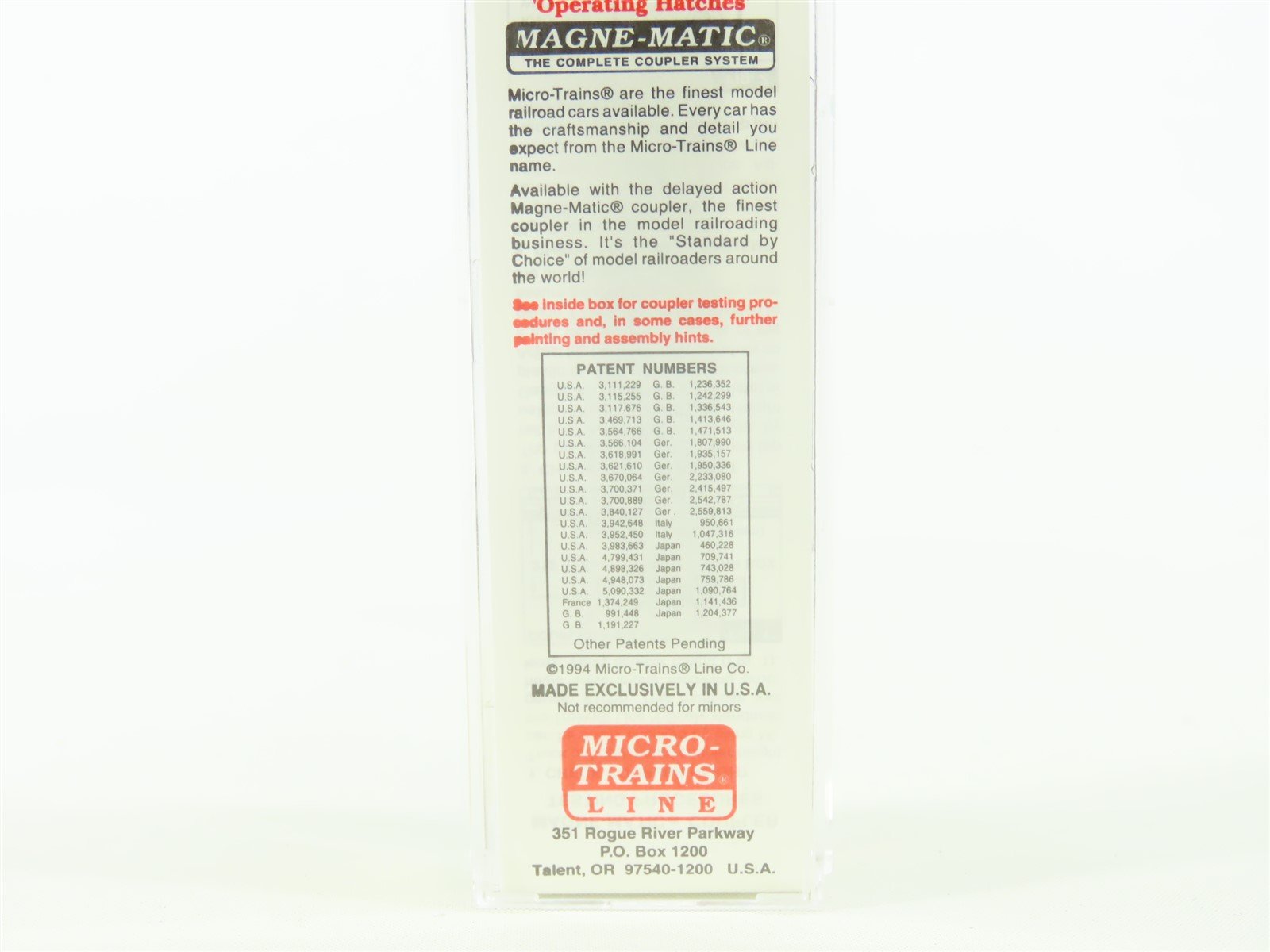 N Scale Micro-Trains MTL 55350 TN Texas & Northern RY 2-Bay Hopper #108751