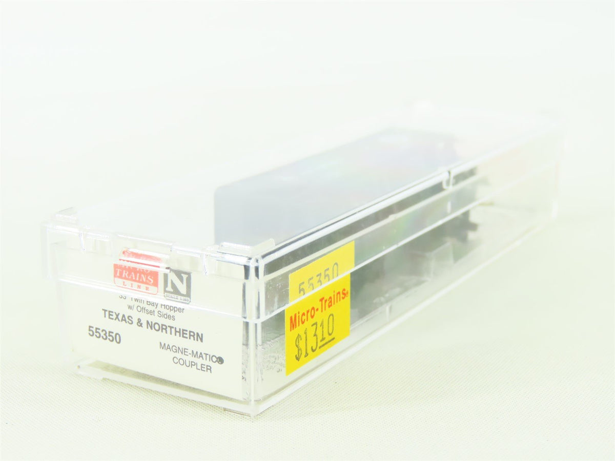 N Scale Micro-Trains MTL 55350 TN Texas &amp; Northern RY 2-Bay Hopper #108751