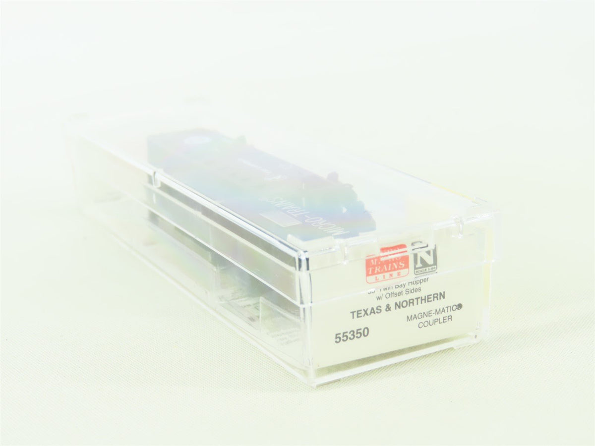 N Scale Micro-Trains MTL 55350 TN Texas &amp; Northern RY 2-Bay Hopper #108751