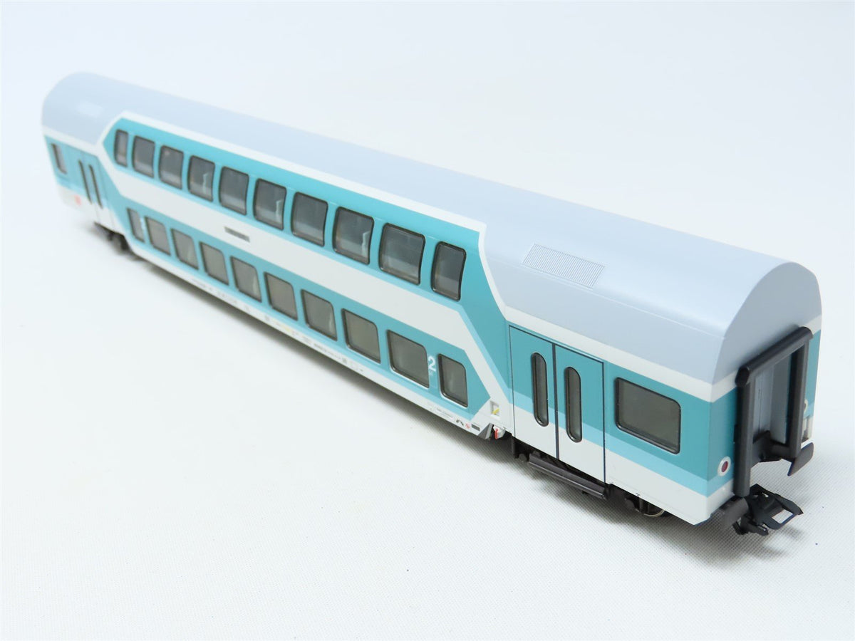 HO Scale Marklin #43582 DB Deutsche Bahn Bi-Level 2nd Class Coach Passenger