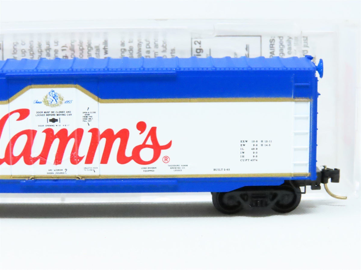 N Scale Micro-Trains MTL 38230 HAMX Hamm&#39;s 50&#39; Plug Door Box Car #31221