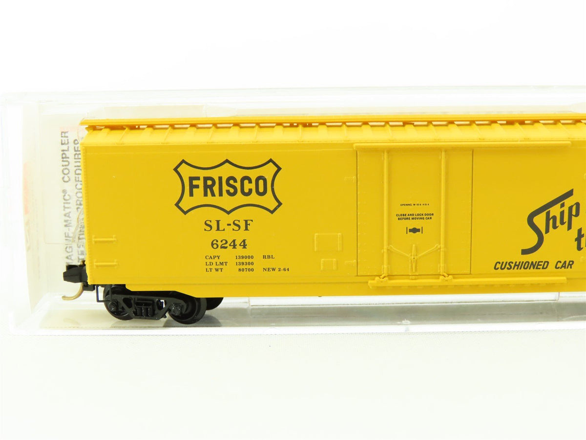 N Scale Micro-Trains MTL 32060 SL-SF Frisco 50&#39; Plug Door Box Car #6244