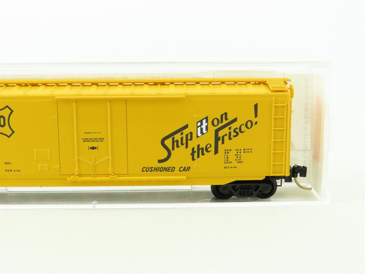 N Scale Micro-Trains MTL 32060 SL-SF Frisco 50&#39; Plug Door Box Car #6244