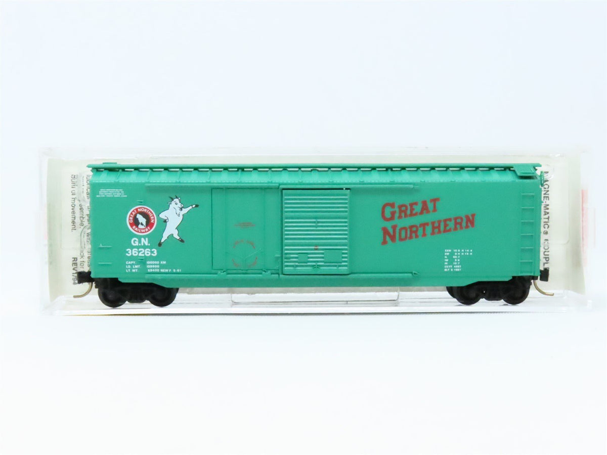 N Scale Micro-Trains MTL 33120 GN Great Northern 50&#39; Steel Box Car #36263