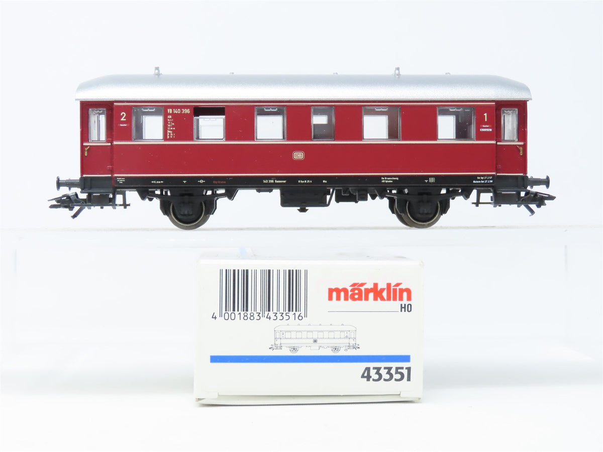 HO Marklin #43351 DB Deutsche Bahn 1st &amp; 2nd Class Coach Passenger #140 396