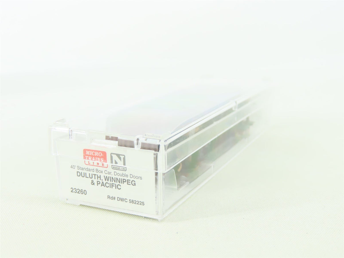N Scale Micro-Trains MTL 23260 DWP Duluth, Winnipeg &amp;Pacific 40&#39; Box Car #582225