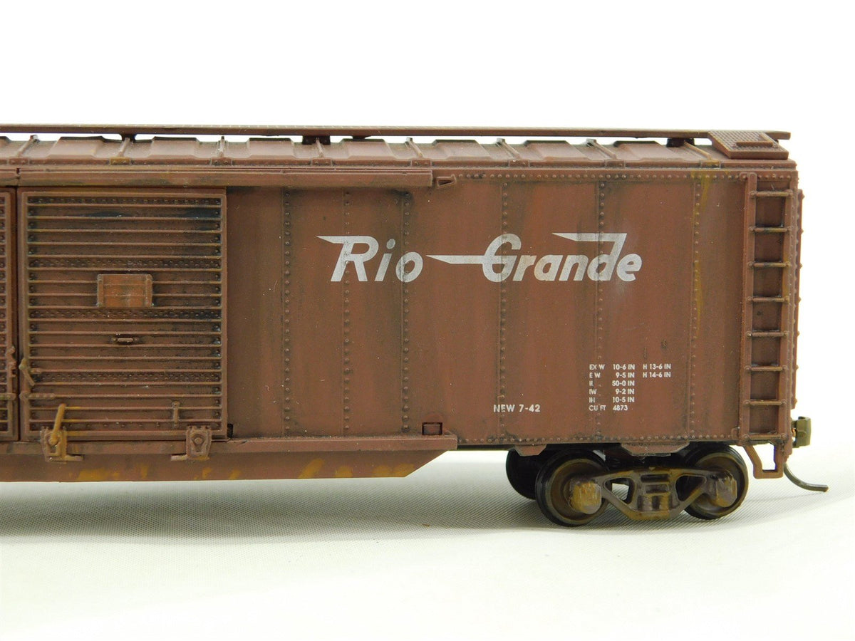 HO  D&amp;RGW Denver &amp; Rio Grande Western Double Door Box Car #61724 - Pro Custom