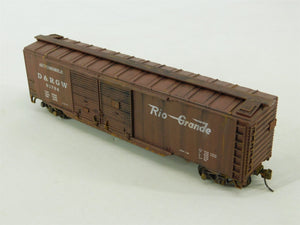 HO  D&RGW Denver & Rio Grande Western Double Door Box Car #61724 - Pro Custom