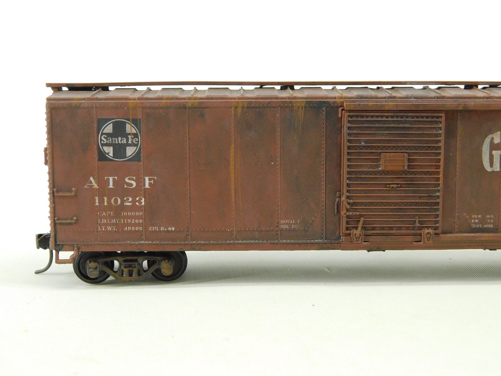 G-SCALE SANTE FE WOODEN outlets STYLE BOX CAR