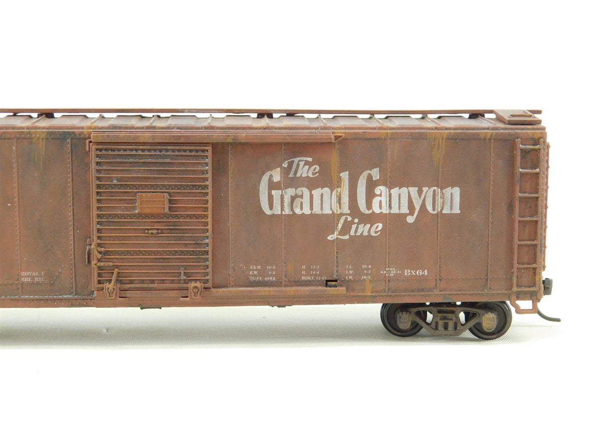 HO  ATSF Santa Fe Grand Canyon Single Door Box Car #11023 - Pro Custom