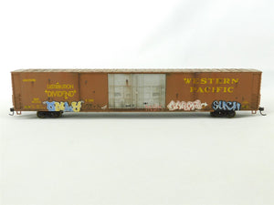 HO Scale WP Western Pacific Double Plug Door Box Car #86098 - Custom