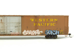 HO Scale WP Western Pacific Double Plug Door Box Car #86098 - Custom