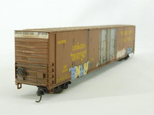 HO Scale WP Western Pacific Double Plug Door Box Car #86098 - Custom