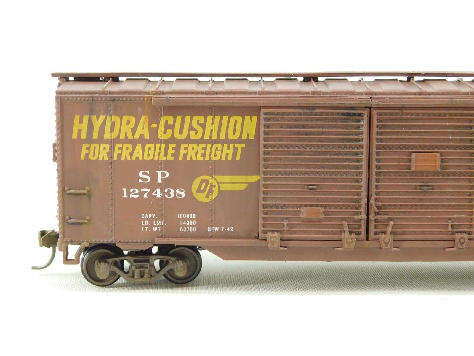 HO SP Southern Pacific Double Door Box Car #127438 - Pro Custom