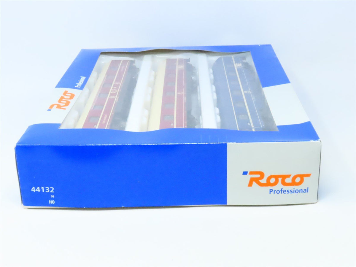 HO Scale Roco 44132 DB DSG TEN &quot;Trans Euro Nacht&quot; 3-Car Sleeper Passenger Set